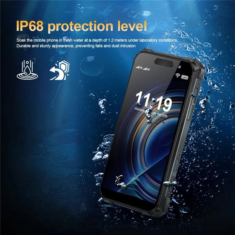 SERVO KING7000 Rugged Mini Smart Phone 4G Global 3.5-inch 6GB RAM + 128GB ROM Android 10 System