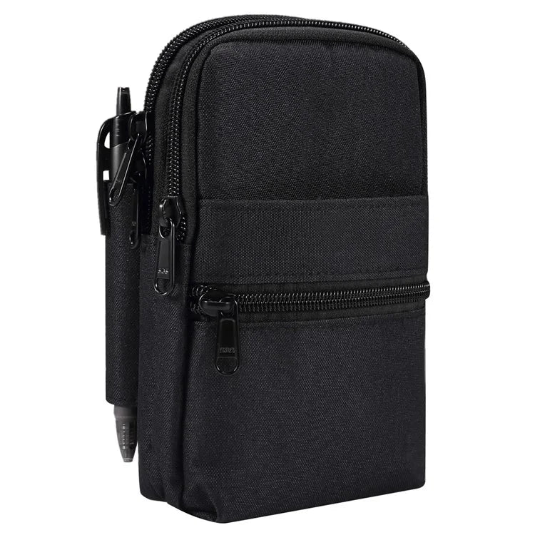 Denim Cloth Phone Storage Pouch Waist Crossbody Bag for Phones Below 7.2-inch