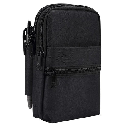 Denim Cloth Phone Storage Pouch Waist Crossbody Bag for Phones Below 7.2-inch