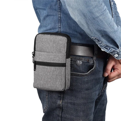 Denim Cloth Phone Storage Pouch Waist Crossbody Bag for Phones Below 7.2-inch