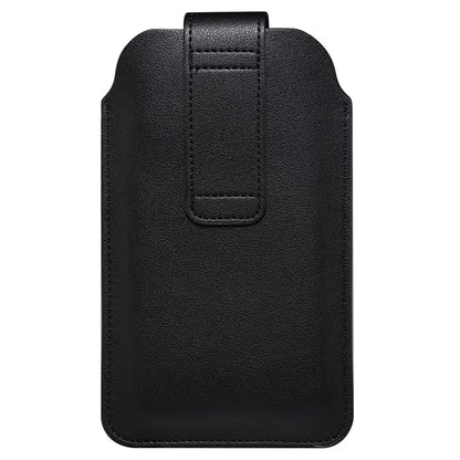 6.2-6.5inch Phone Storage Pouch Microfiber Leather Waist Bag, Size M