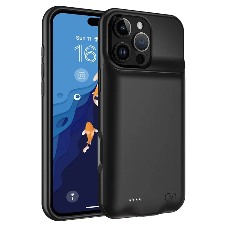 B19S For iPhone 16 Pro Max Portable Charger Case 7000mAh Power Bank Phone External Battery