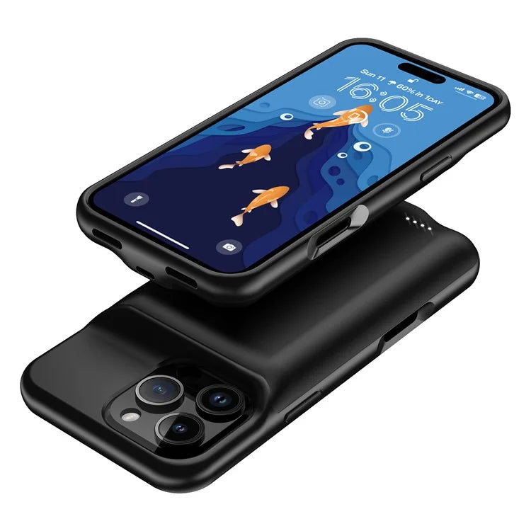 B19S For iPhone 16 Pro Max Portable Charger Case 7000mAh Power Bank Phone External Battery