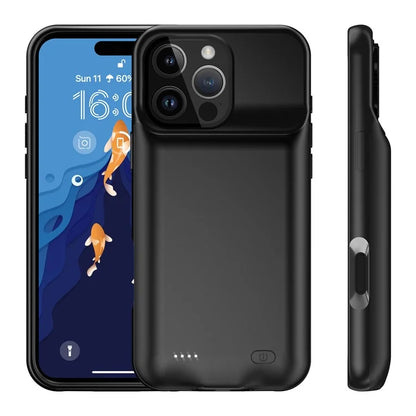 B19S For iPhone 16 Pro Max Portable Charger Case 7000mAh Power Bank Phone External Battery