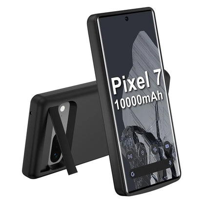 TY-103 For Google Pixel 7 5G 10000mAh Phone Battery Case Soft TPU Edge Protection Cover with Kickstand