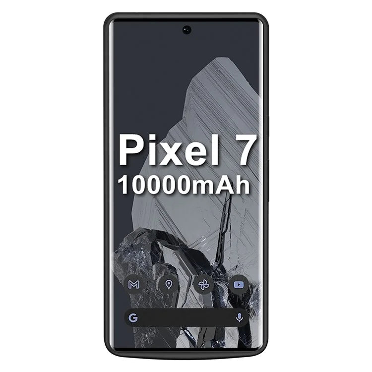 TY-103 For Google Pixel 7 5G 10000mAh Phone Battery Case Soft TPU Edge Protection Cover with Kickstand