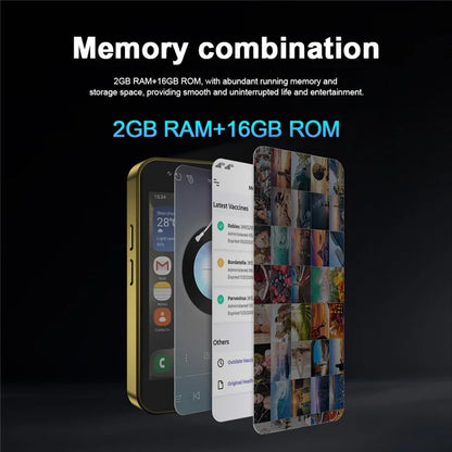 SERVO KING2000 3.0-inch Android 8.1 Smartphone 2+16GB Dual SIM 5MP Camera Mini 3G Cellphone