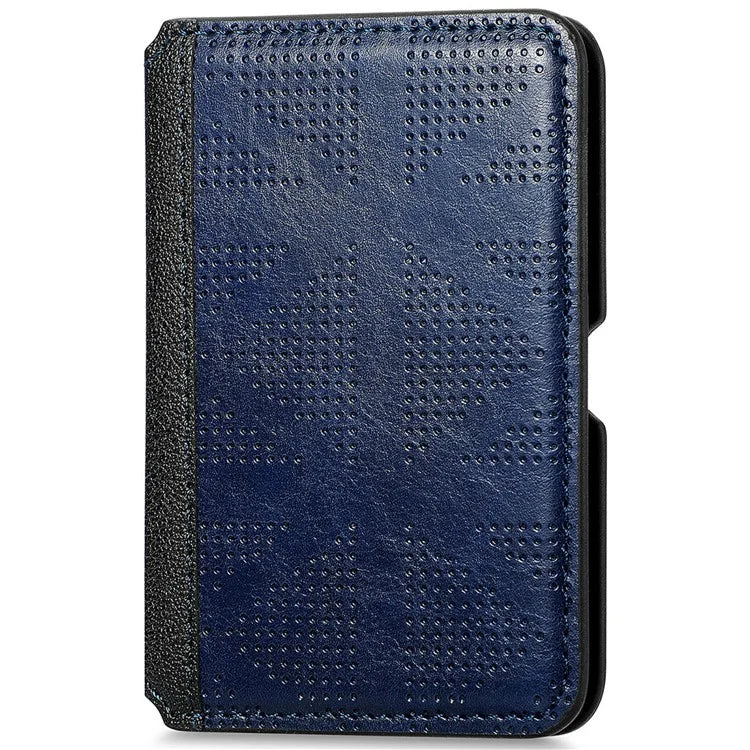 RFID Blocking Card Holder PU Leather Adhesive Phone Card Bag Kickstand