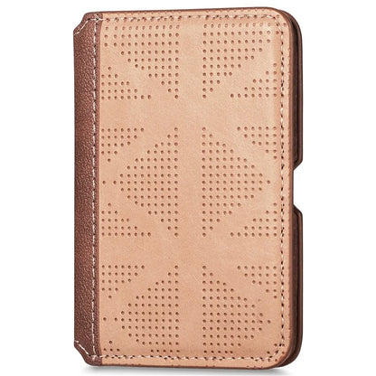 RFID Blocking Card Holder PU Leather Adhesive Phone Card Bag Kickstand