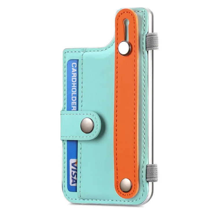 Phone Card Holder Wristband Kickstand PU Leather Phone Card Bag