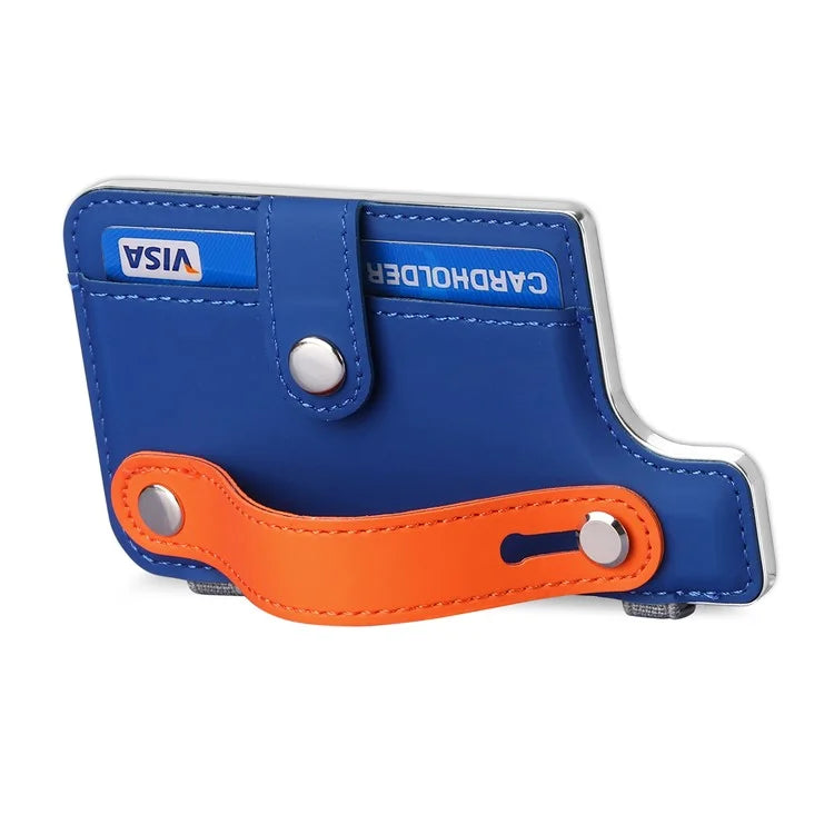 Phone Card Holder Wristband Kickstand PU Leather Phone Card Bag