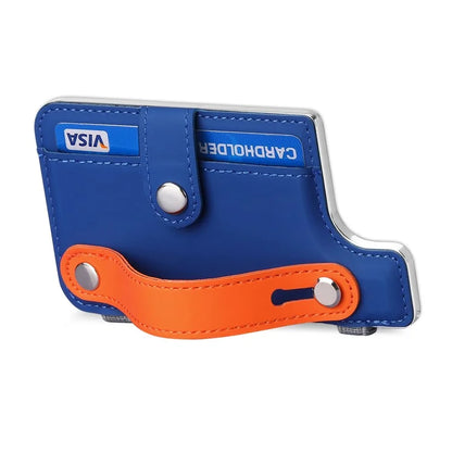 Phone Card Holder Wristband Kickstand PU Leather Phone Card Bag
