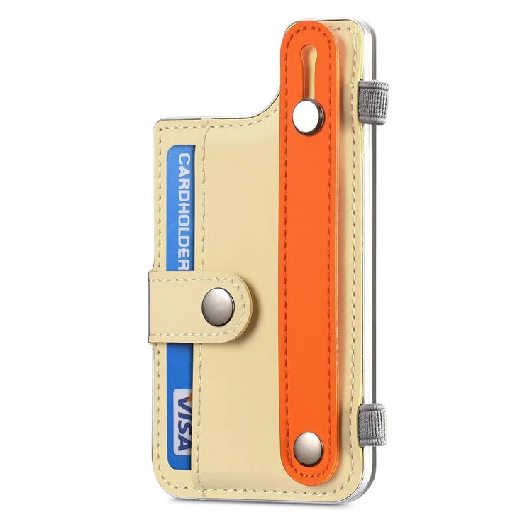 Phone Card Holder Wristband Kickstand PU Leather Phone Card Bag