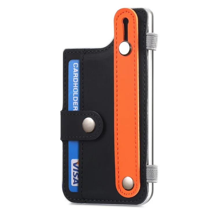 Phone Card Holder Wristband Kickstand PU Leather Phone Card Bag