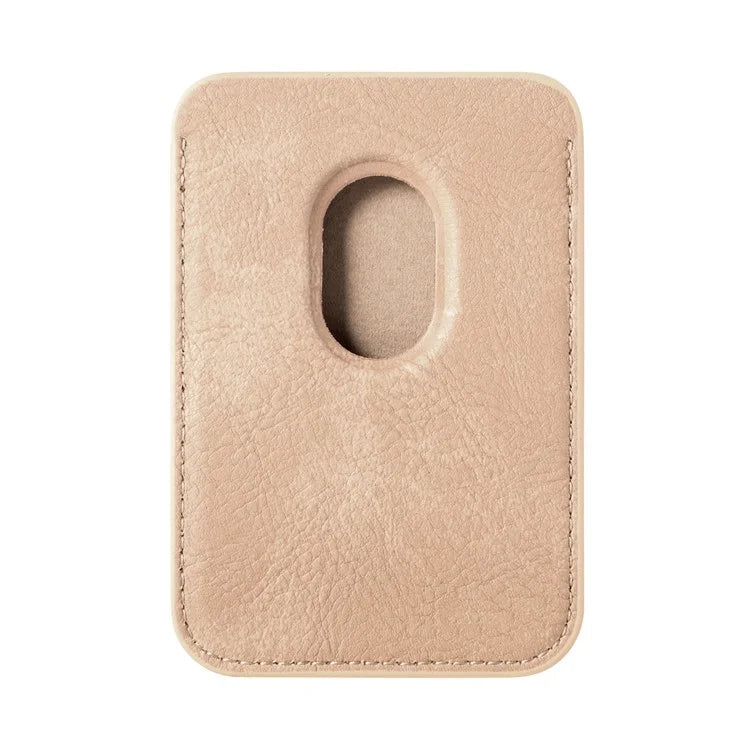 Magnetic Card Holder Carbon Fiber Texture PU Leather Phone Card Bag
