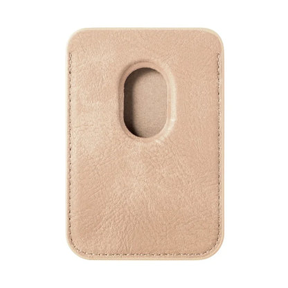 Magnetic Card Holder Carbon Fiber Texture PU Leather Phone Card Bag