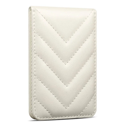 Adhesive Card Holder for Smart Phones Leather Card Bag with RFID Blocking, Kickstand