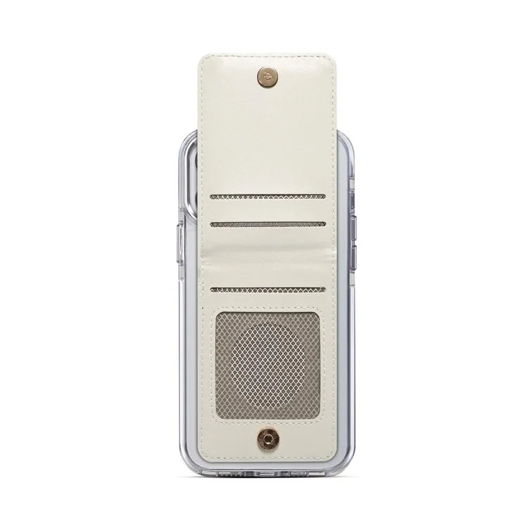 Adhesive Card Holder for Smart Phones Leather Card Bag with RFID Blocking, Kickstand