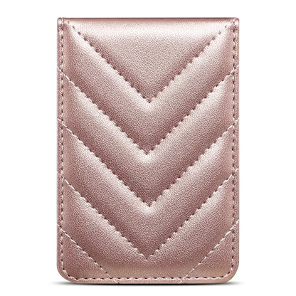 Adhesive Card Holder for Smart Phones Leather Card Bag with RFID Blocking, Kickstand
