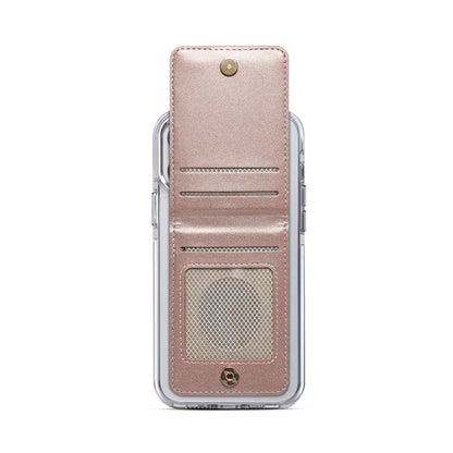 Adhesive Card Holder for Smart Phones Leather Card Bag with RFID Blocking, Kickstand
