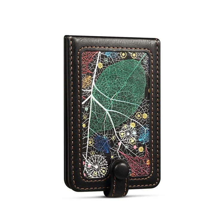 Adhesive Card Holder Kickstand RFID Blocking Credit Card Sleeves Sticker for Smartphones
