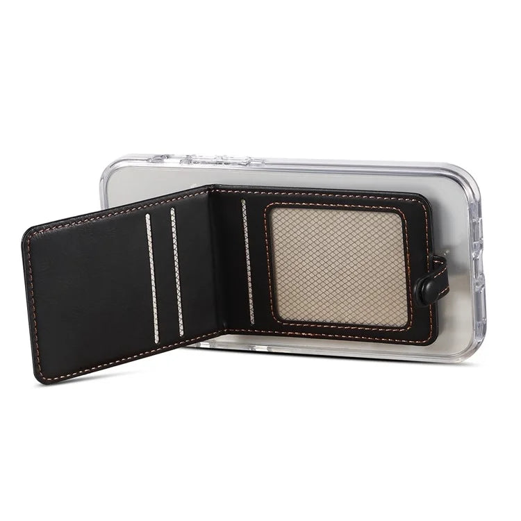 Adhesive Card Holder Kickstand RFID Blocking Credit Card Sleeves Sticker for Smartphones