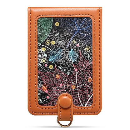 Adhesive Card Holder Kickstand RFID Blocking Credit Card Sleeves Sticker for Smartphones
