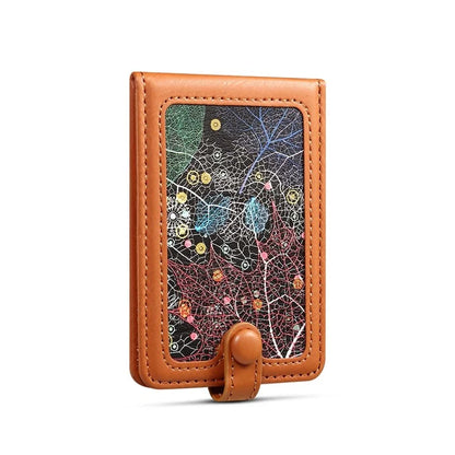 Adhesive Card Holder Kickstand RFID Blocking Credit Card Sleeves Sticker for Smartphones