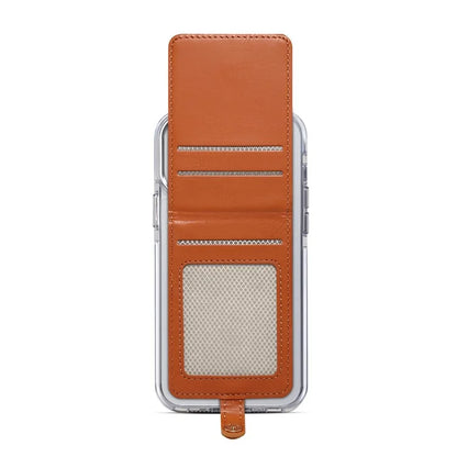 Adhesive Card Holder Kickstand RFID Blocking Credit Card Sleeves Sticker for Smartphones