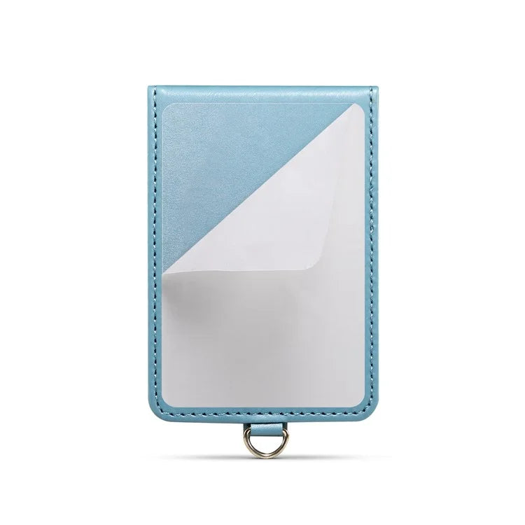 Adhesive Card Holder Kickstand RFID Blocking Credit Card Sleeves Sticker for Smartphones