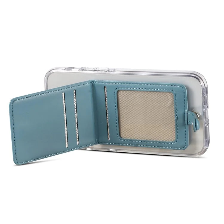 Adhesive Card Holder Kickstand RFID Blocking Credit Card Sleeves Sticker for Smartphones