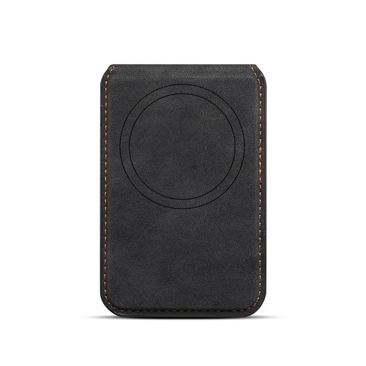 ESEBLE Magnetic Card Holder Compatible with MagSafe RFID Blocking Phone Leather Wallet Kickstand