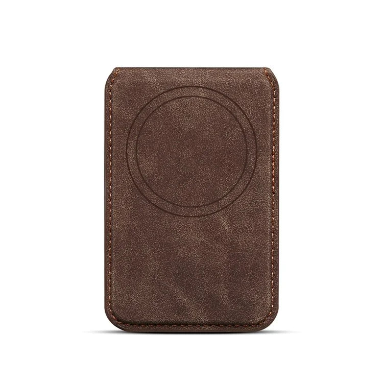 ESEBLE Magnetic Card Holder Compatible with MagSafe RFID Blocking Phone Leather Wallet Kickstand