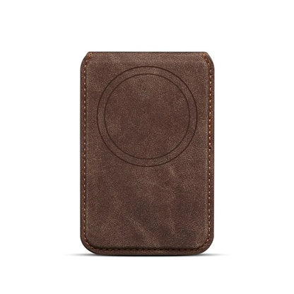 ESEBLE Magnetic Card Holder Compatible with MagSafe RFID Blocking Phone Leather Wallet Kickstand
