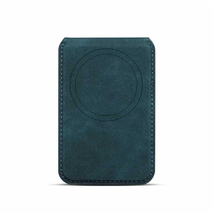 ESEBLE Magnetic Card Holder Compatible with MagSafe RFID Blocking Phone Leather Wallet Kickstand