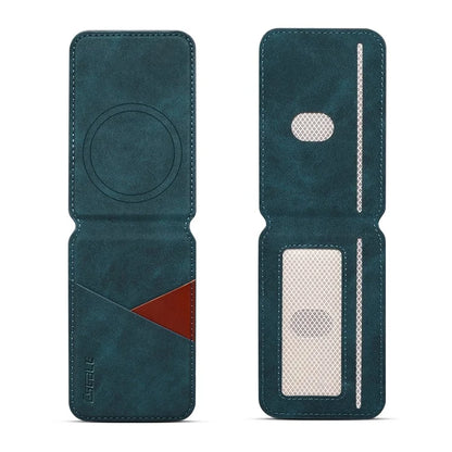ESEBLE Magnetic Card Holder Compatible with MagSafe RFID Blocking Phone Leather Wallet Kickstand