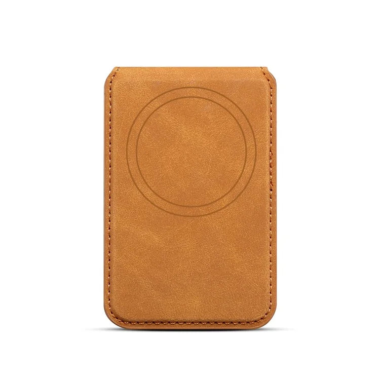 ESEBLE Magnetic Card Holder Compatible with MagSafe RFID Blocking Phone Leather Wallet Kickstand