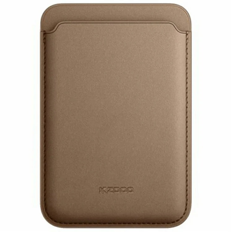 KZDOO Mag Elite Wallet Magnetic Card Holder Compatible with MagSafe Cell Phone Leather Wallet