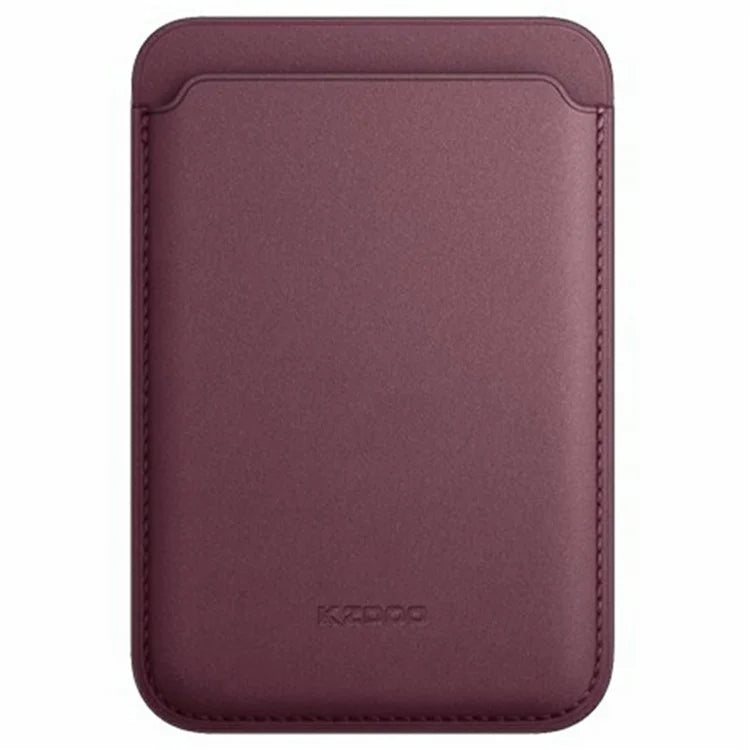 KZDOO Mag Elite Wallet Magnetic Card Holder Compatible with MagSafe Cell Phone Leather Wallet