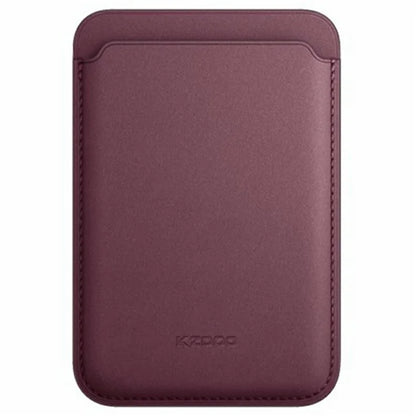 KZDOO Mag Elite Wallet Magnetic Card Holder Compatible with MagSafe Cell Phone Leather Wallet