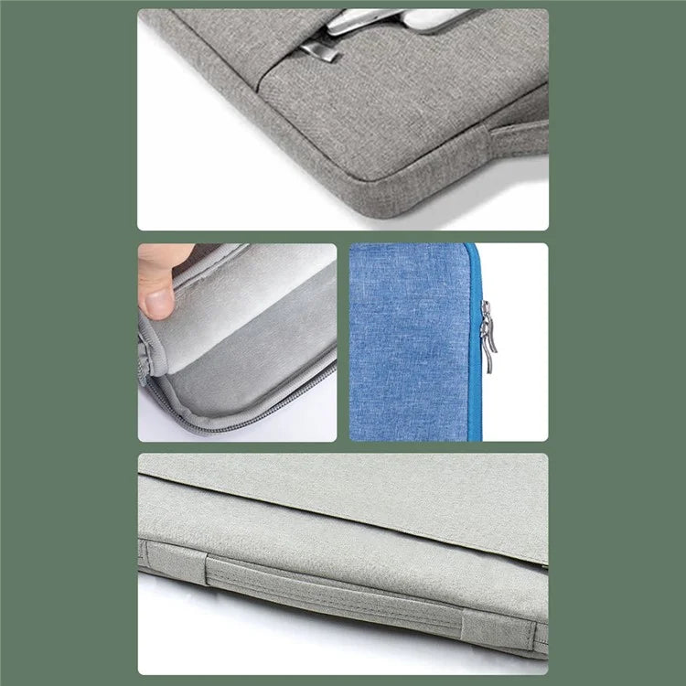 13.3 inch Notebook Laptop Sleeve Case Oxford Cloth Soft Fluffy Lining Cover Carrying Bag