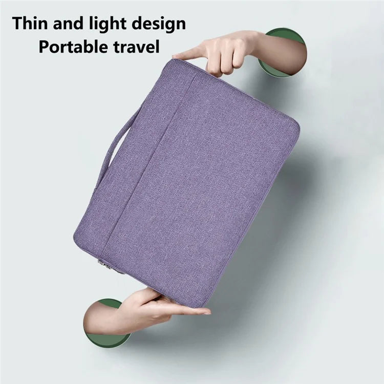 13.3 inch Notebook Laptop Sleeve Case Oxford Cloth Soft Fluffy Lining Cover Carrying Bag