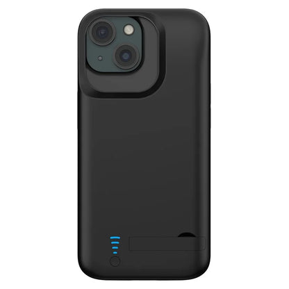 T43 For iPhone 15 5000mAh Battery Charging Case Kickstand Protective Extended Battery Charger Case