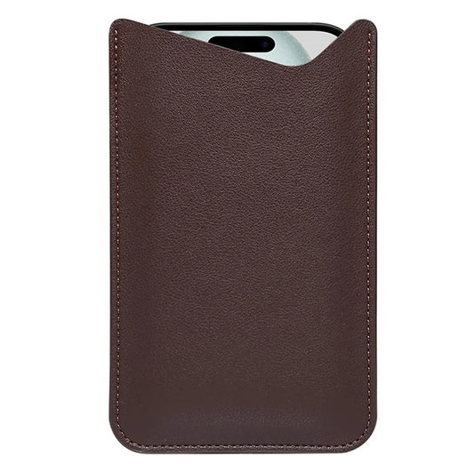 Portable Phone Bag for 6.7-6.9" Cell Phone Case Microfiber Leather Slim Phone Pouch, Size L