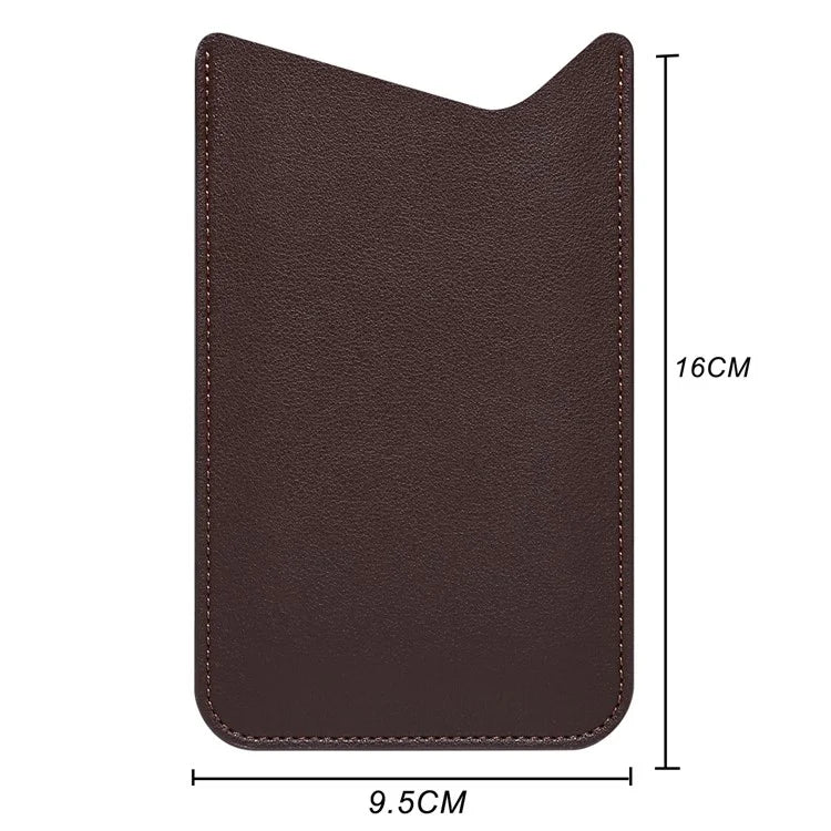 Slim Phone Case for 4.8" / 5.8" / 6.1" Mobile Phone Bag Microfiber Leather Phone Pouch, Size S