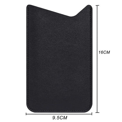 Slim Phone Case for 4.8" / 5.8" / 6.1" Mobile Phone Bag Microfiber Leather Phone Pouch, Size S
