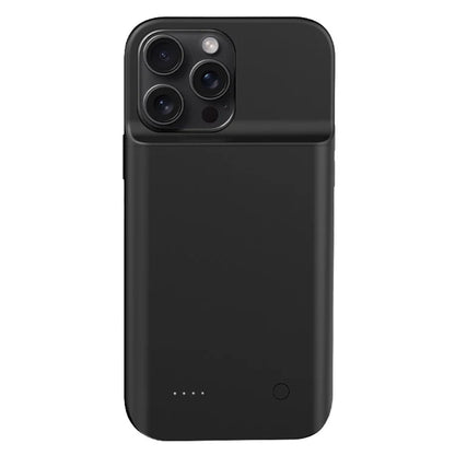 For iPhone 15 Pro Battery Case 6800mAh Soft Edge Rechargeable Charger Case Battery Pack