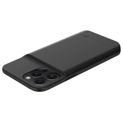 For iPhone 15 Pro Battery Case 6800mAh Soft Edge Rechargeable Charger Case Battery Pack