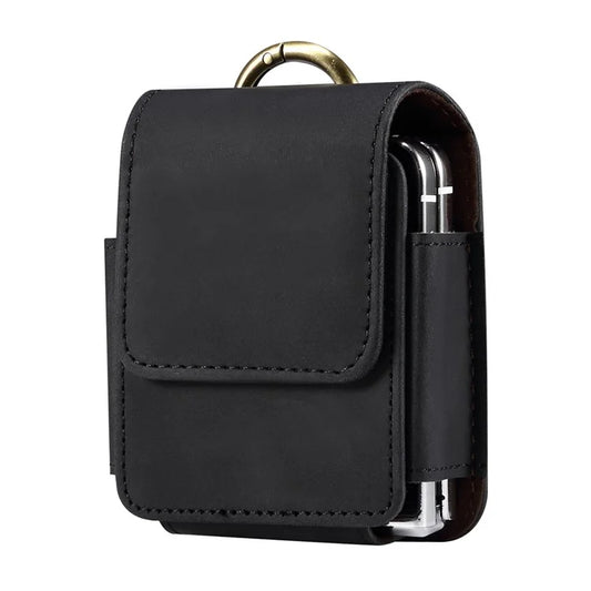 For Samsung Galaxy Z Flip5 5G / Huawei P50 Pocket / Oppo Find N2 Flip 5G Case Waist Pack Folding Phone Holster