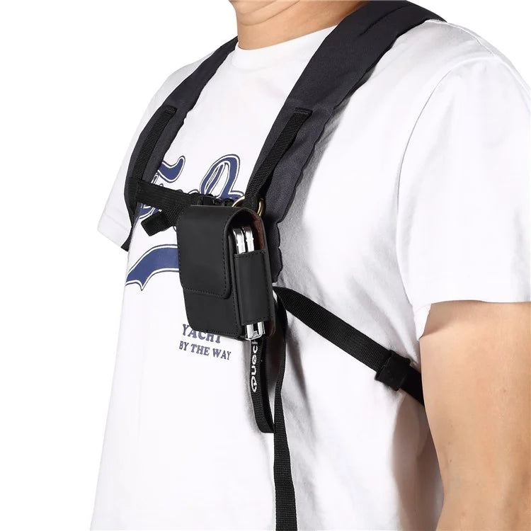 For Samsung Galaxy Z Flip5 5G / Huawei P50 Pocket / Oppo Find N2 Flip 5G Case Waist Pack Folding Phone Holster